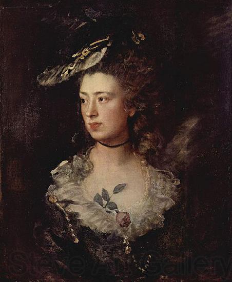Thomas Gainsborough Portrat der Mary Gainsborough, Tochter des Kunstlers Spain oil painting art